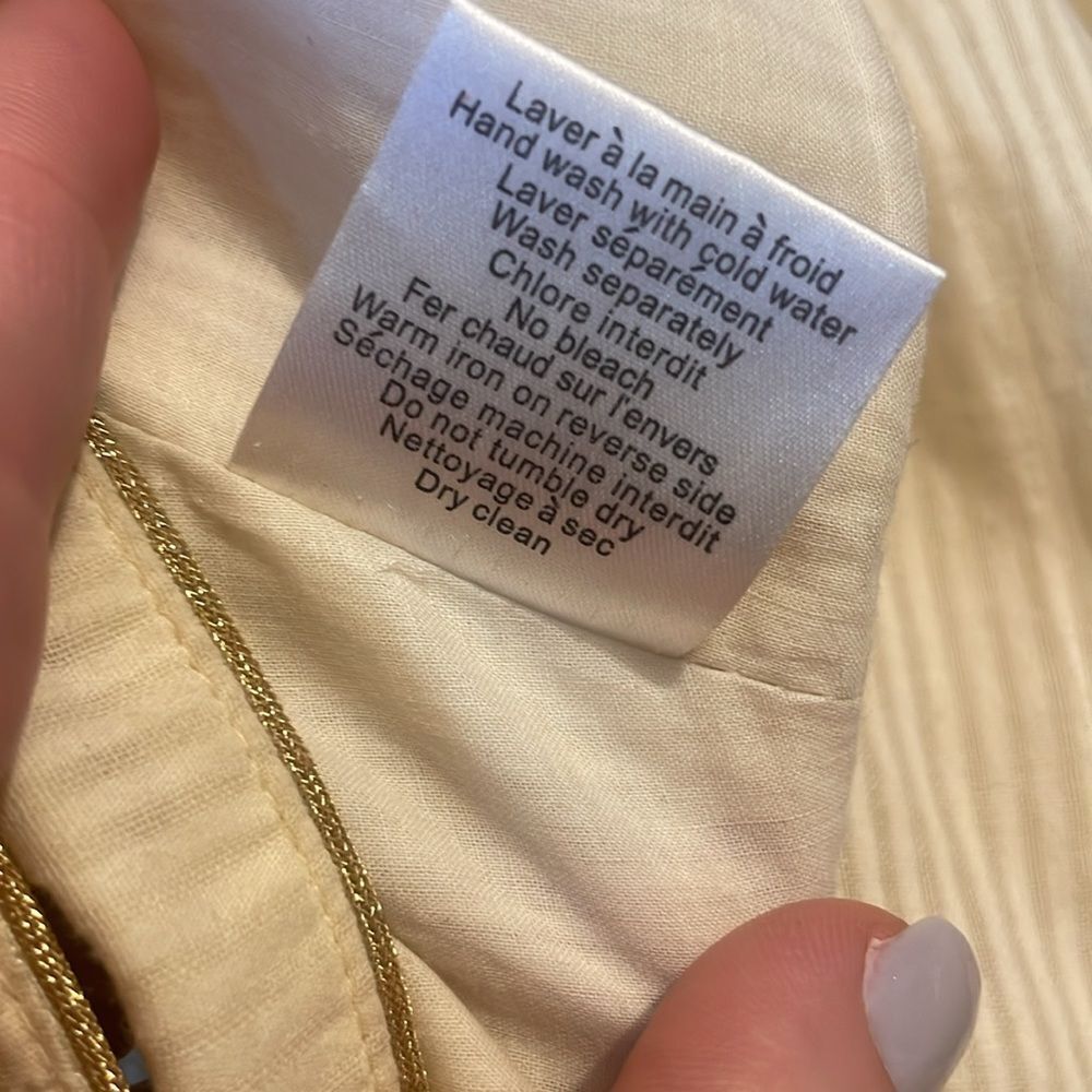 IRO 100% Cotton Sundress size 38 - Picture 3 of 7